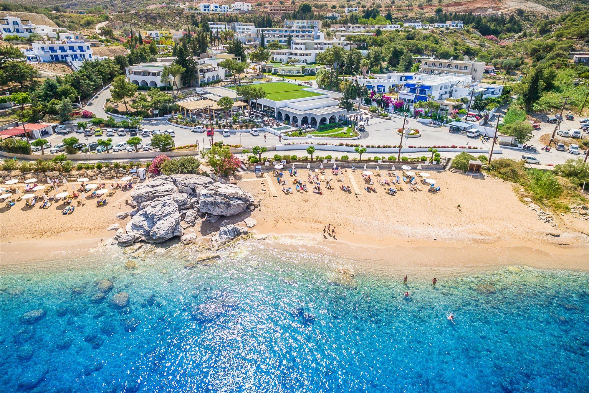 Отель Porto Angeli Архангелос Экстерьер фото